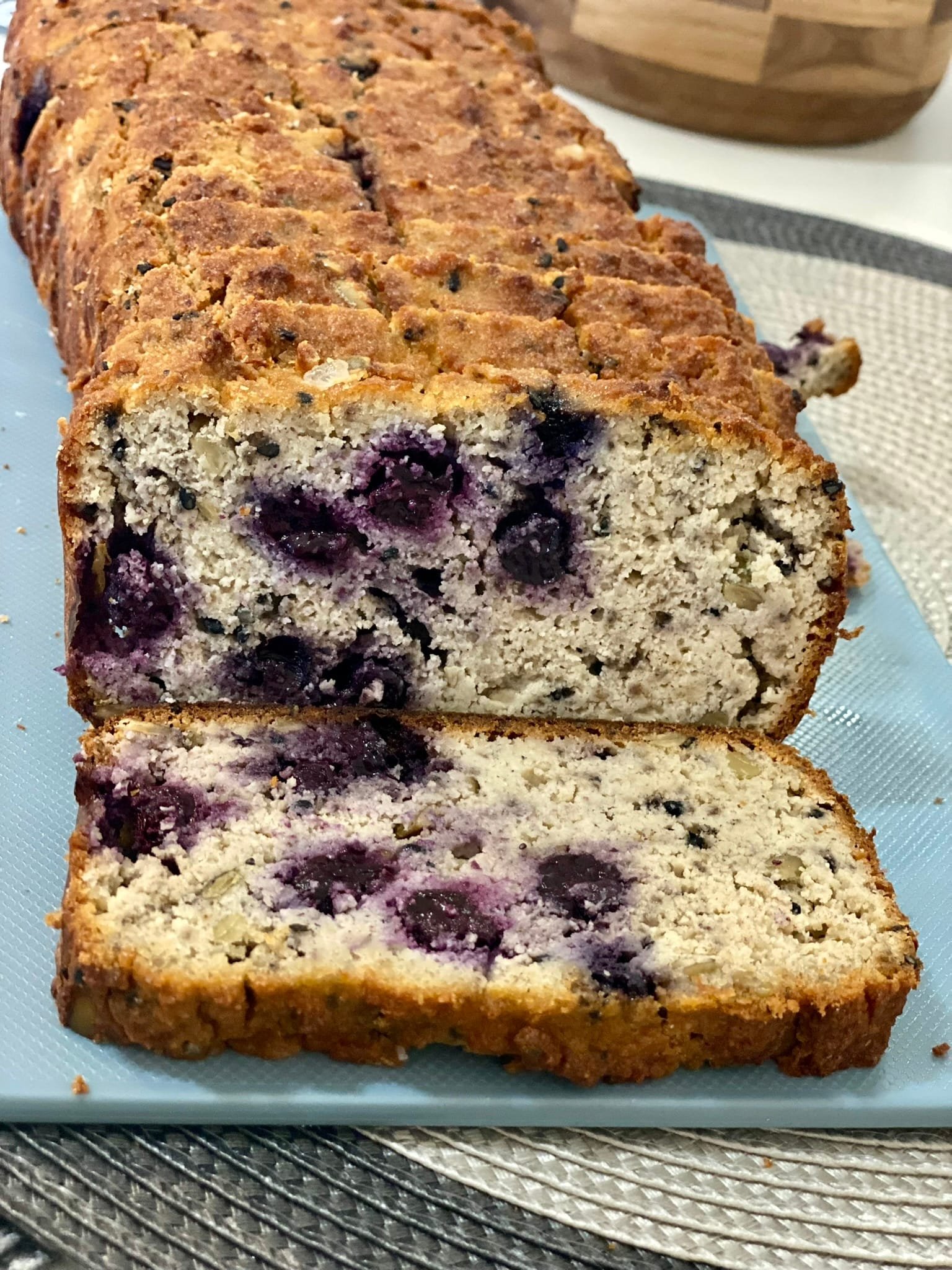 Almond Flour Blueberry Cake