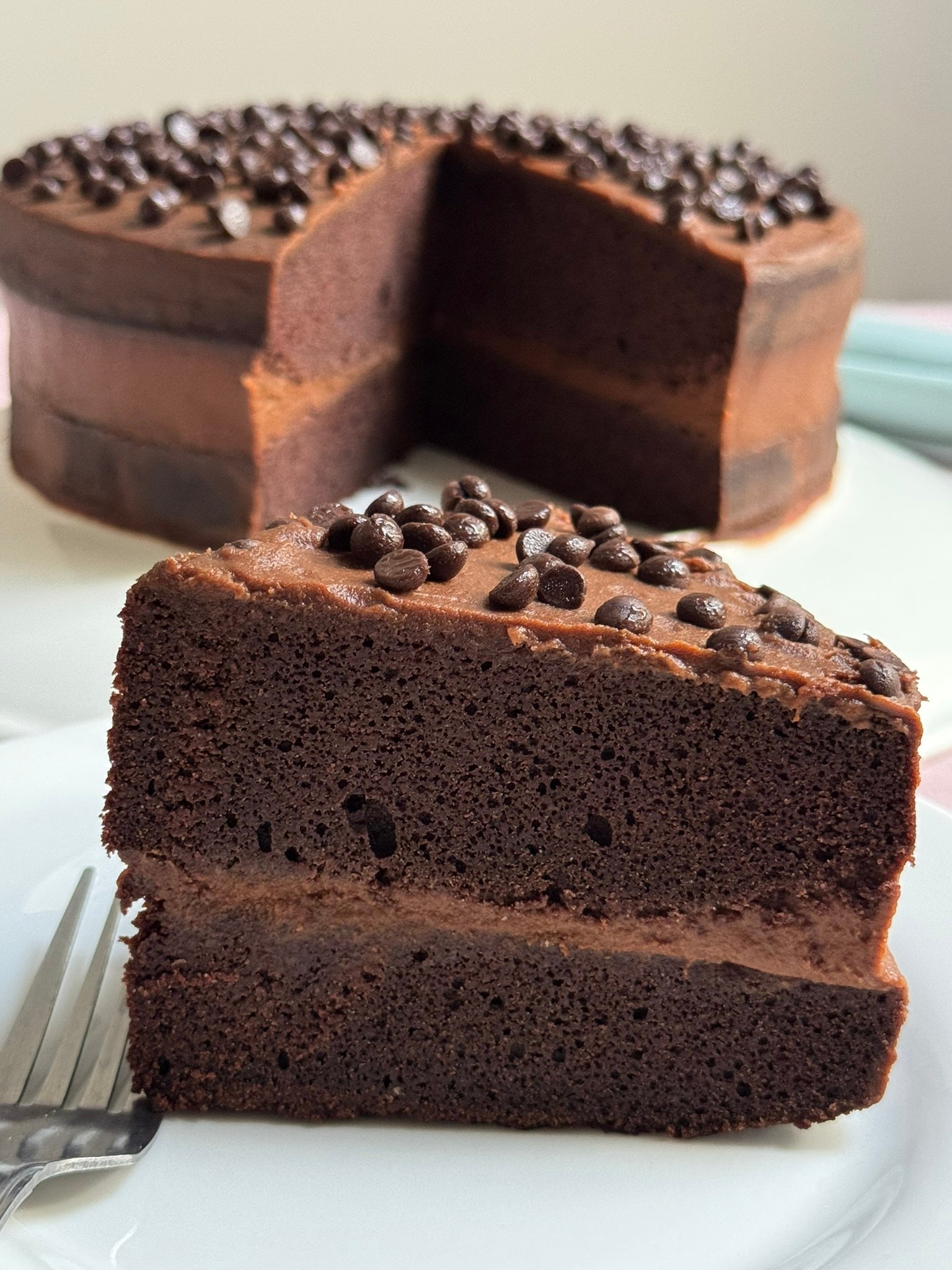 Gluten and Dairy Free Chocolate Cake (With Sweet Potato Frosting!)